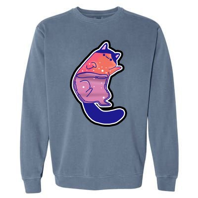 Liquid Cat Garment-Dyed Sweatshirt