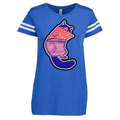 Liquid Cat Enza Ladies Jersey Football T-Shirt