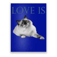 Love Is Ragdoll Cat Gift Poster