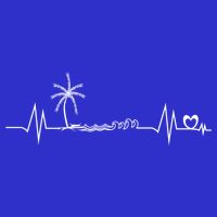 Life Is Really Good Beach Heartbeat Summer Beach Vacation Great Gift Kids T-Shirt