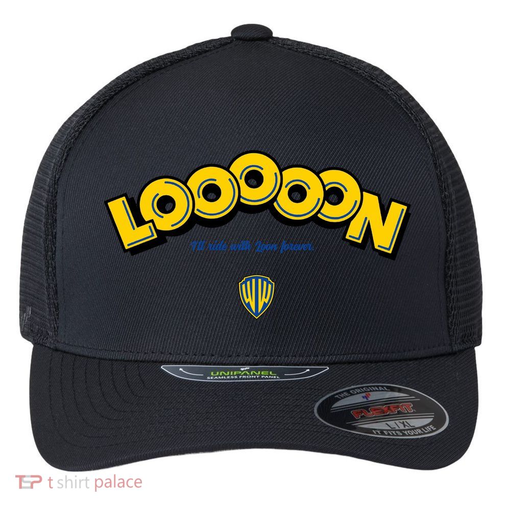 Looooon Ill Ride With Loon Forever Flexfit Unipanel Trucker Cap