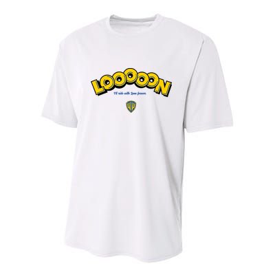 Looooon Ill Ride With Loon Forever Youth Performance Sprint T-Shirt