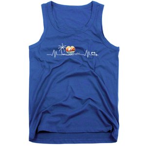 Life Is Really Good Beach Heartbeat Summer Beach Vacation Gift Tank Top