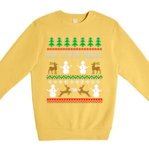 Let It Snow Gift For Xmas Premium Crewneck Sweatshirt