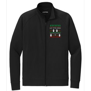 Let It Snow Gift For Xmas Stretch Full-Zip Cadet Jacket