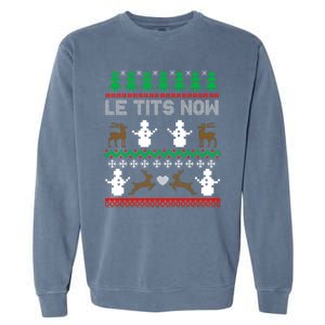 Let It Snow Gift For Xmas Garment-Dyed Sweatshirt