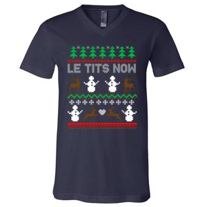 Let It Snow Gift For Xmas V-Neck T-Shirt