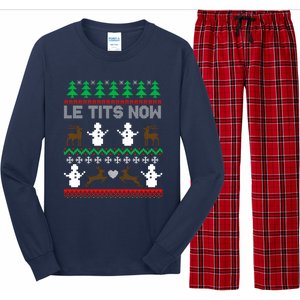 Let It Snow Gift For Xmas Long Sleeve Pajama Set