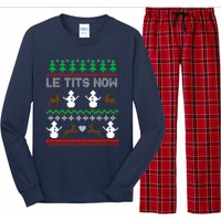 Let It Snow Gift For Xmas Long Sleeve Pajama Set