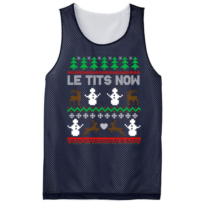 Let It Snow Gift For Xmas Mesh Reversible Basketball Jersey Tank