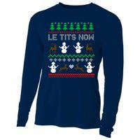 Let It Snow Gift For Xmas Cooling Performance Long Sleeve Crew