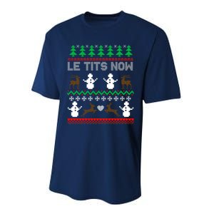 Let It Snow Gift For Xmas Performance Sprint T-Shirt