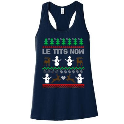 Let It Snow Gift For Xmas Women's Racerback Tank