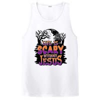 Life Is Scary Without Jesus Christian Halloween Tree Bible PosiCharge Competitor Tank