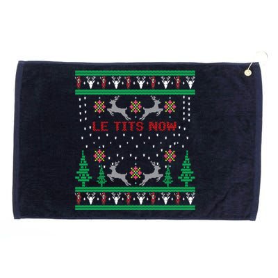 Let It Snow Christmas Gift Grommeted Golf Towel