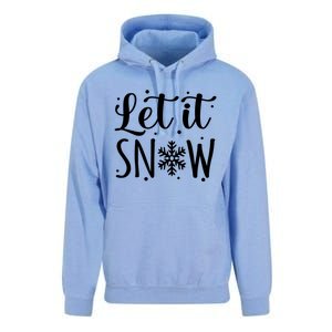 Let It Snow Funny Merry Christmas Santa Elf Gnomes Graphic Gift Unisex Surf Hoodie