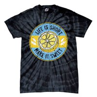 Life Is Short Make It Sweet Lemon Lover Fruit Business Tie-Dye T-Shirt