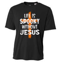 Life Is Scary Without Jesus Halloween Christian Costume Cooling Performance Crew T-Shirt