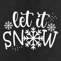 Let It Snow Cute Cozy 7 Panel Mesh Trucker Snapback Hat