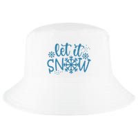 Let It Snow Cute Cozy Cool Comfort Performance Bucket Hat