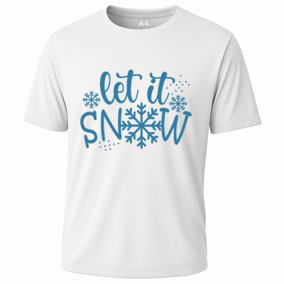 Let It Snow Cute Cozy Performance Shirt