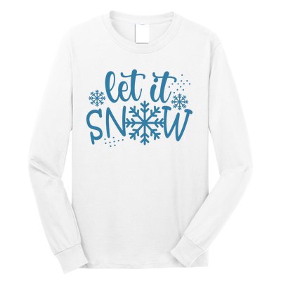 Let It Snow Cute Cozy Long Sleeve Shirt