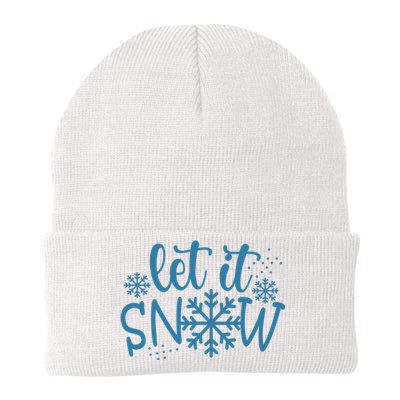 Let It Snow Cute Cozy Knit Cap Winter Beanie