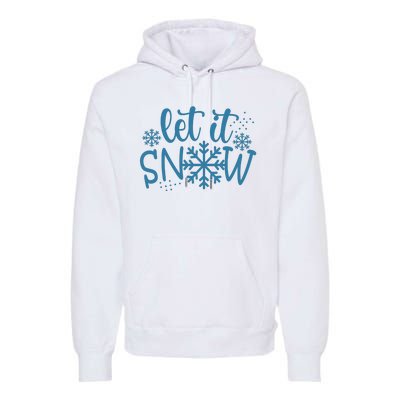 Let It Snow Cute Cozy Premium Hoodie