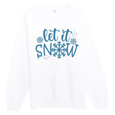 Let It Snow Cute Cozy Premium Crewneck Sweatshirt