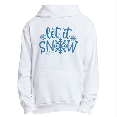 Let It Snow Cute Cozy Urban Pullover Hoodie