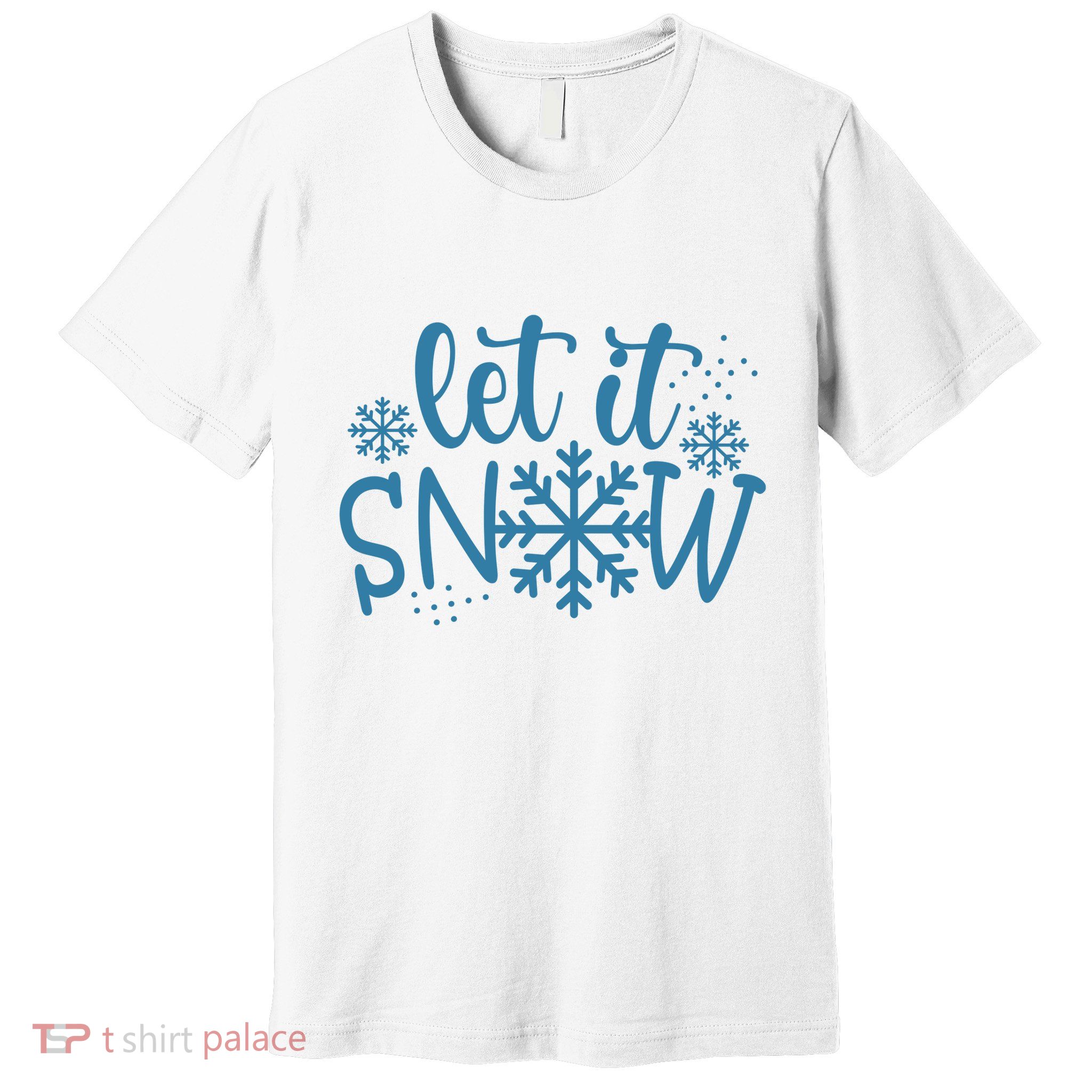 Let It Snow Cute Cozy Premium T-Shirt