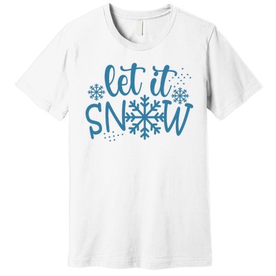 Let It Snow Cute Cozy Premium T-Shirt