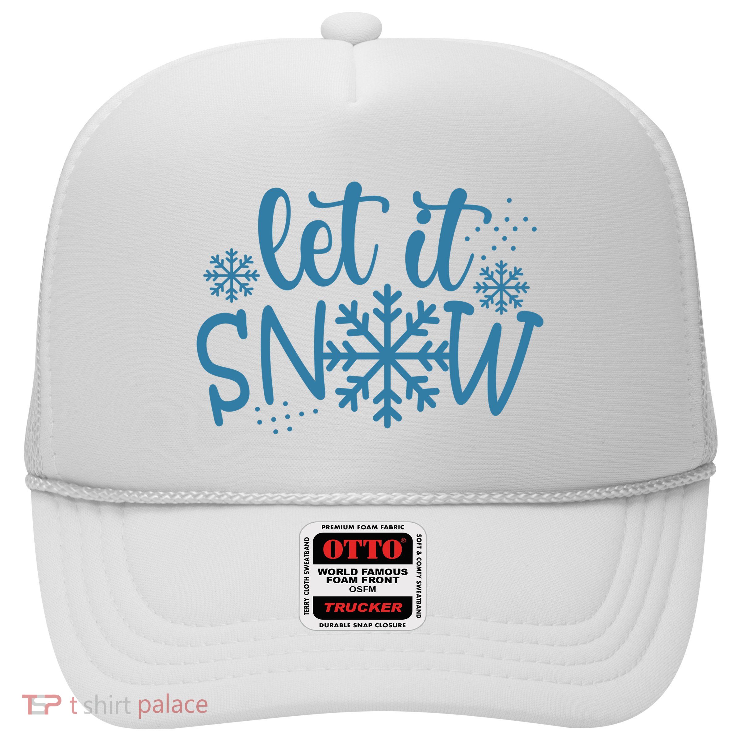 Let It Snow Cute Cozy Trucker Hat