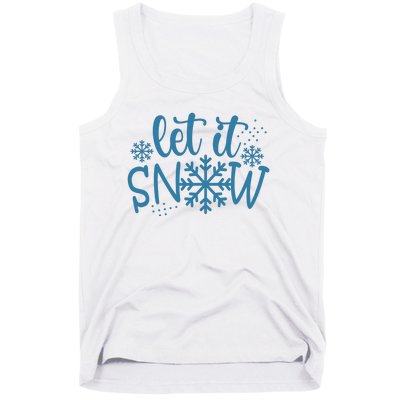 Let It Snow Cute Cozy Tank Top