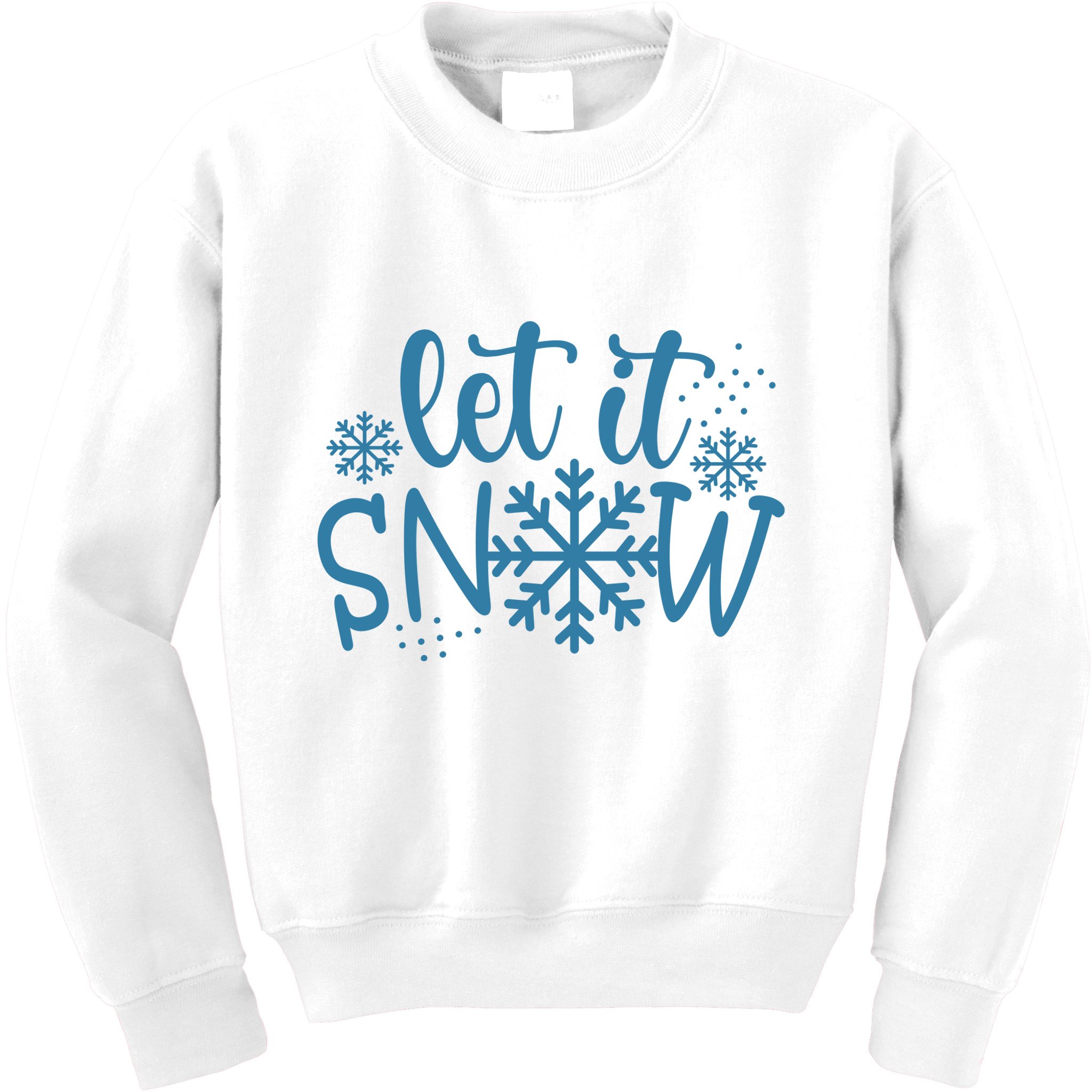 Let It Snow Cute Cozy Kids Sweatshirt