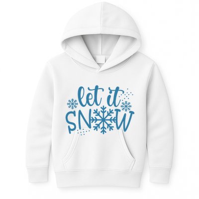 Let It Snow Cute Cozy Kids Hoodie