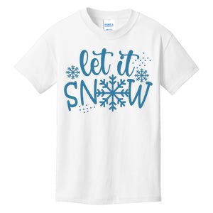 Let It Snow Cute Cozy Kids T-Shirt