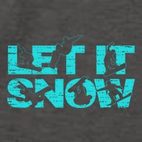 Let It Snow Snowboard Winter Sport Lover Gift Vector Backpack