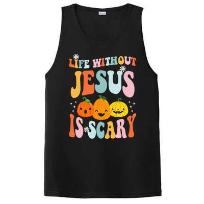 Life is Scary Without Jesus - Christian Faith Halloween  PosiCharge Competitor Tank