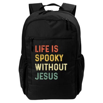Life Is Spooky Without Jesus Christian Religious Halloween  Backpack