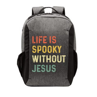 Life Is Spooky Without Jesus Christian Religious Halloween  Vector Backpack