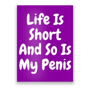 Life Is Short And So Is My Penis Poster