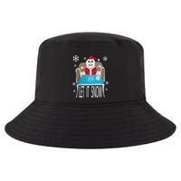 Let It Snow Christmas Sweater Cocaine Snorting Santa Funny Cool Comfort Performance Bucket Hat