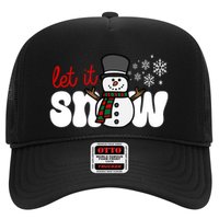 Let It Snow Christmas Holiday Cute Trucker Hat