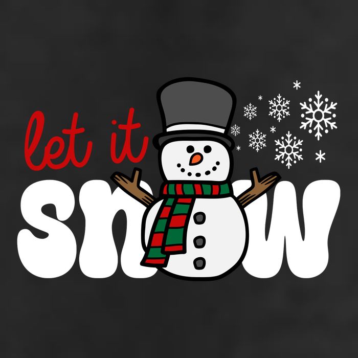 Let It Snow Christmas Holiday Cute Trucker Hat
