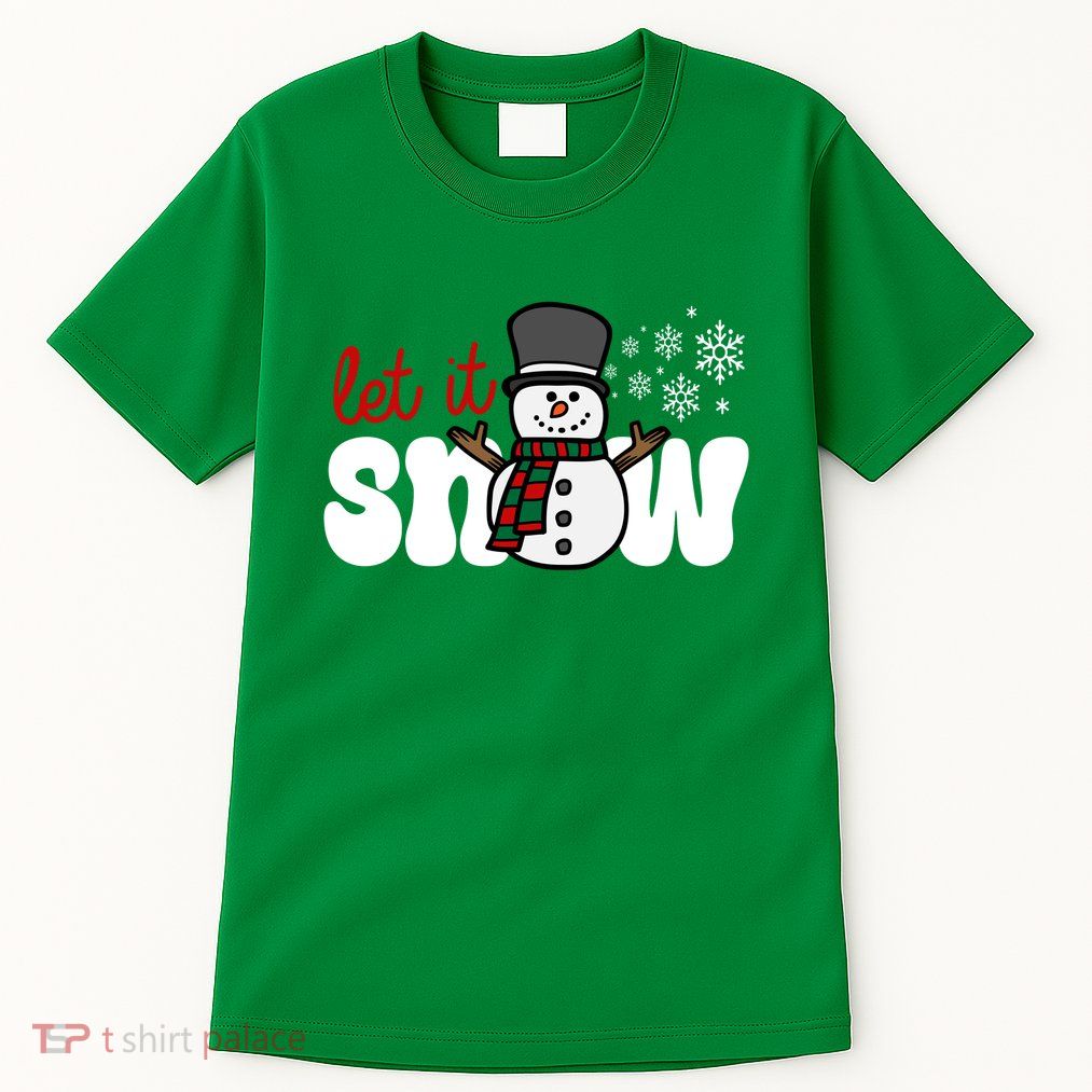 Let It Snow Christmas Holiday Cute Tall T-Shirt