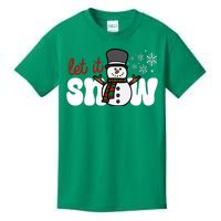 Let It Snow Christmas Holiday Cute Kids T-Shirt