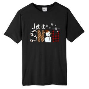 Let It Snow Cute Gift Tall Fusion ChromaSoft Performance T-Shirt