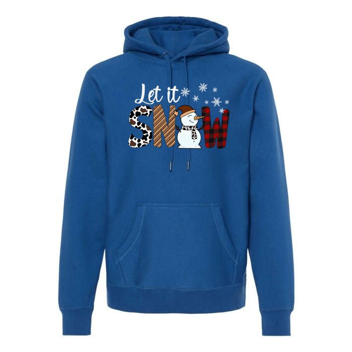 Let It Snow Cute Gift Premium Hoodie