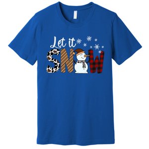 Let It Snow Cute Gift Premium T-Shirt